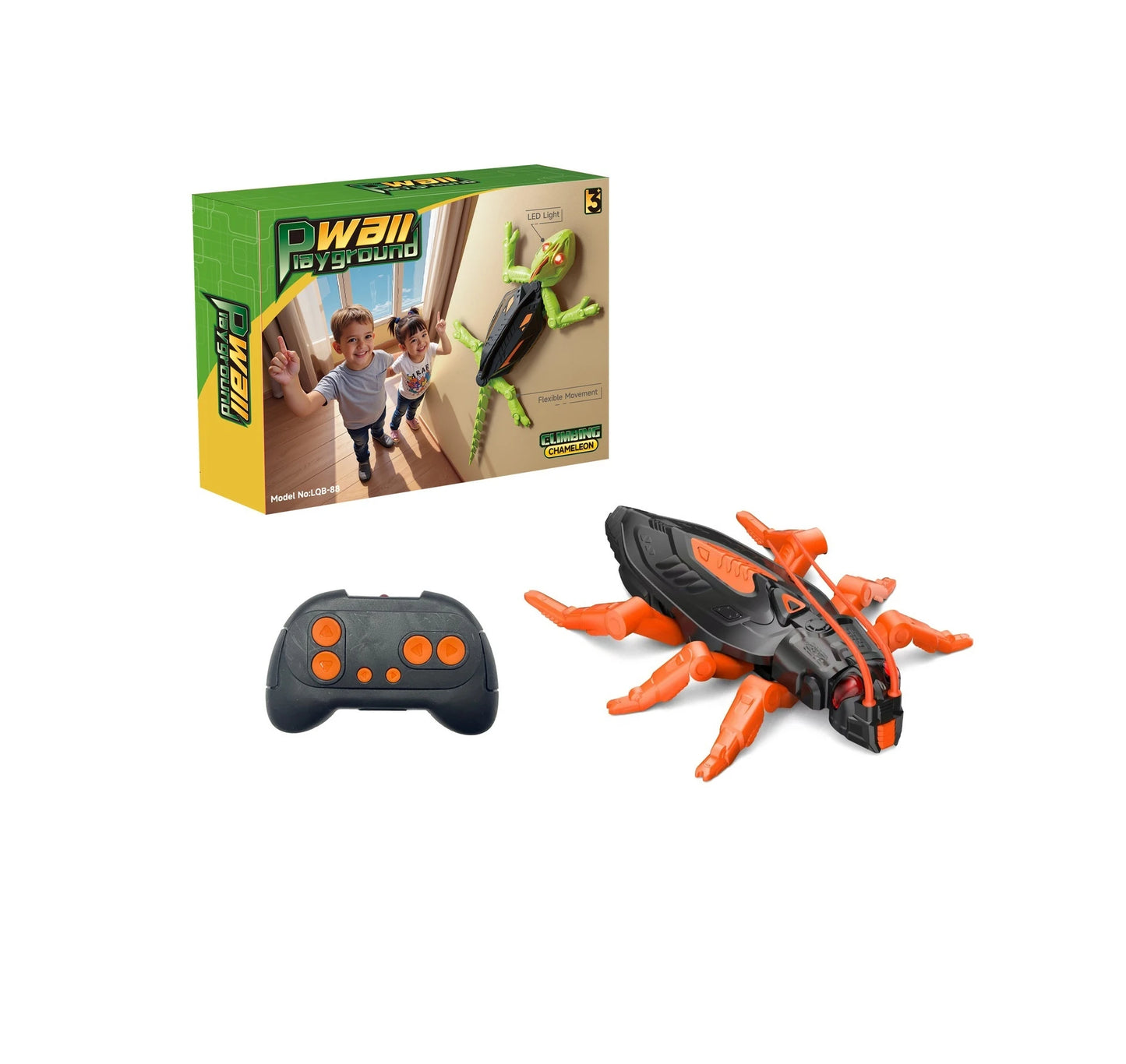 RC Biomimetic Wall Climbing Toy Electric Simulation Lizard Gecko Spider Cockroach Mechanical Animal Remote Control 360 Rotation