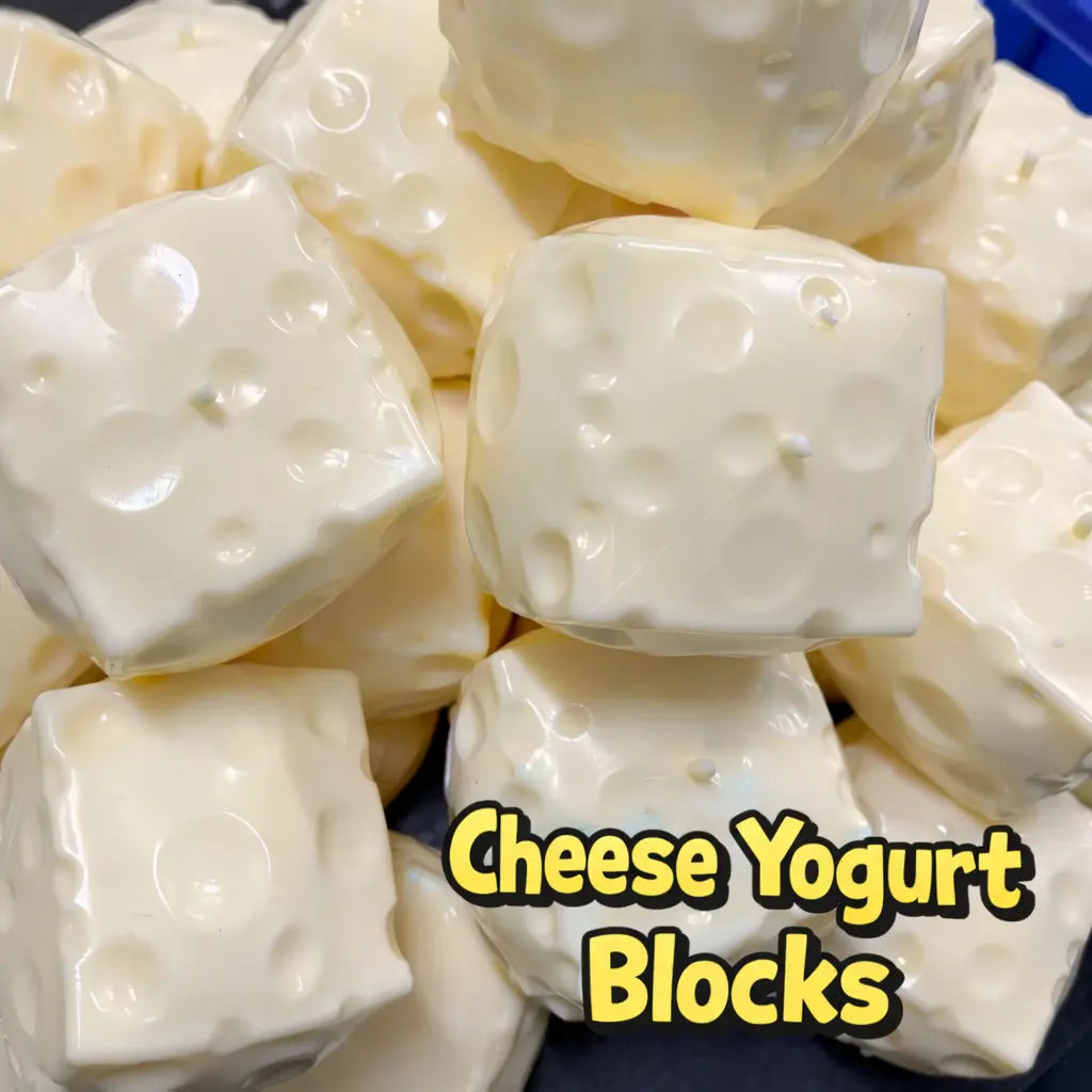 Squishy Cheese Block - Yellow, Moldable Fidget Toy with Squeeze Feature, Ideal for Play and Relaxation Giant Cheese Squishy - 6/7Cm Moldable Non-Rebound Fidget Toy | Viral ASMR Stress Ball Glutinous